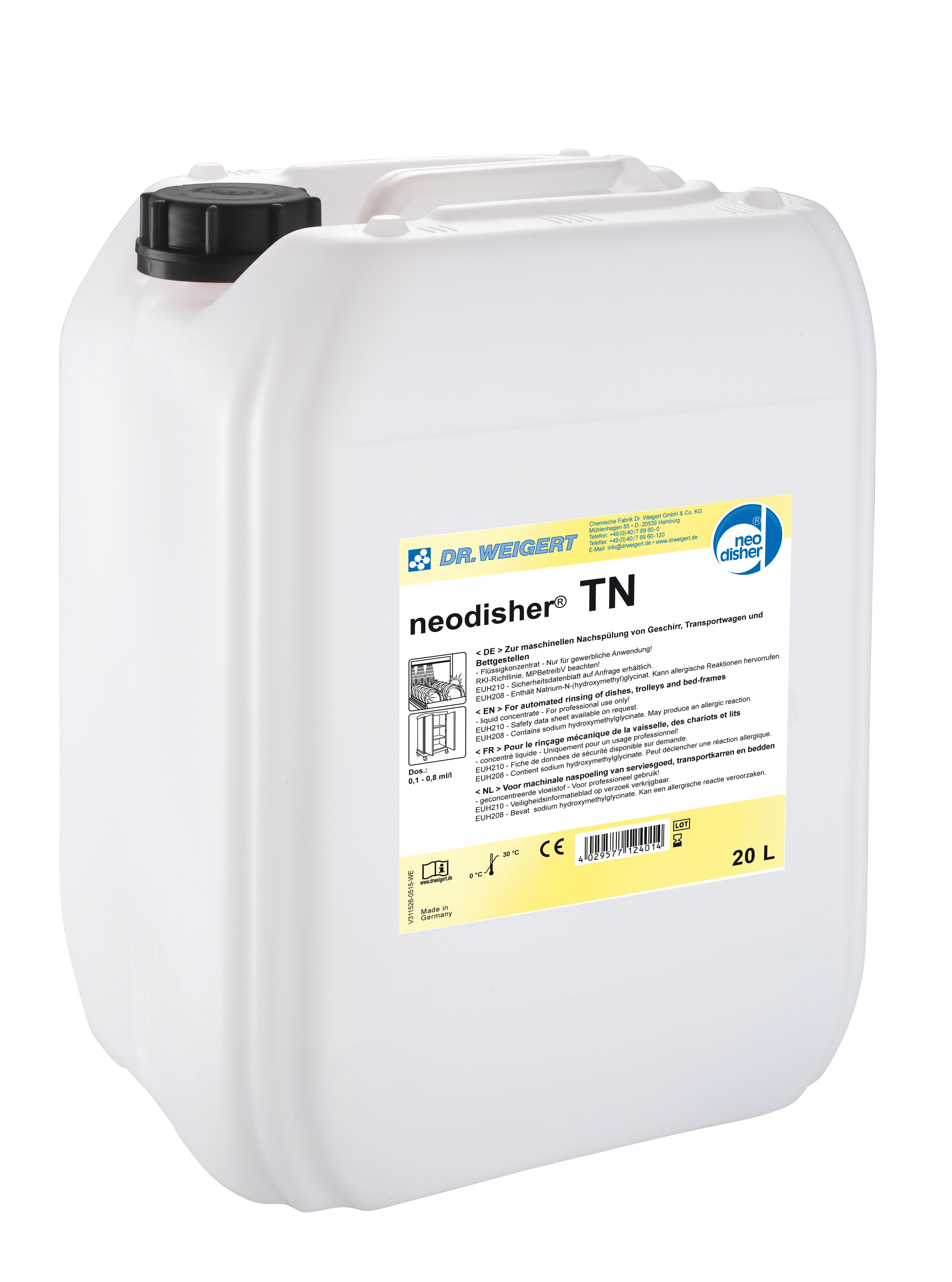 Dr. Weigert neodisher TN - Nøytralt skyllemiddel